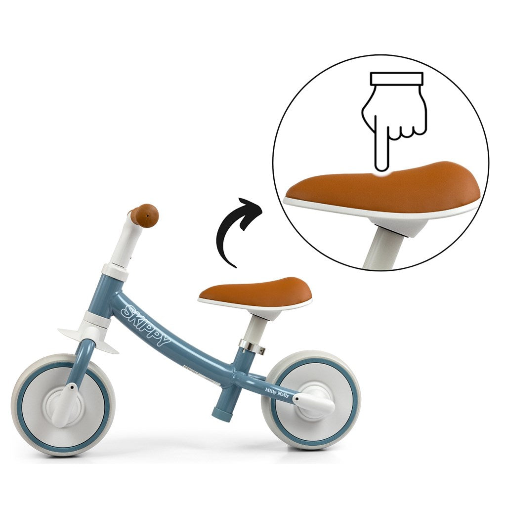 Gyerek futóbicikli Milly Mally Skippy blue