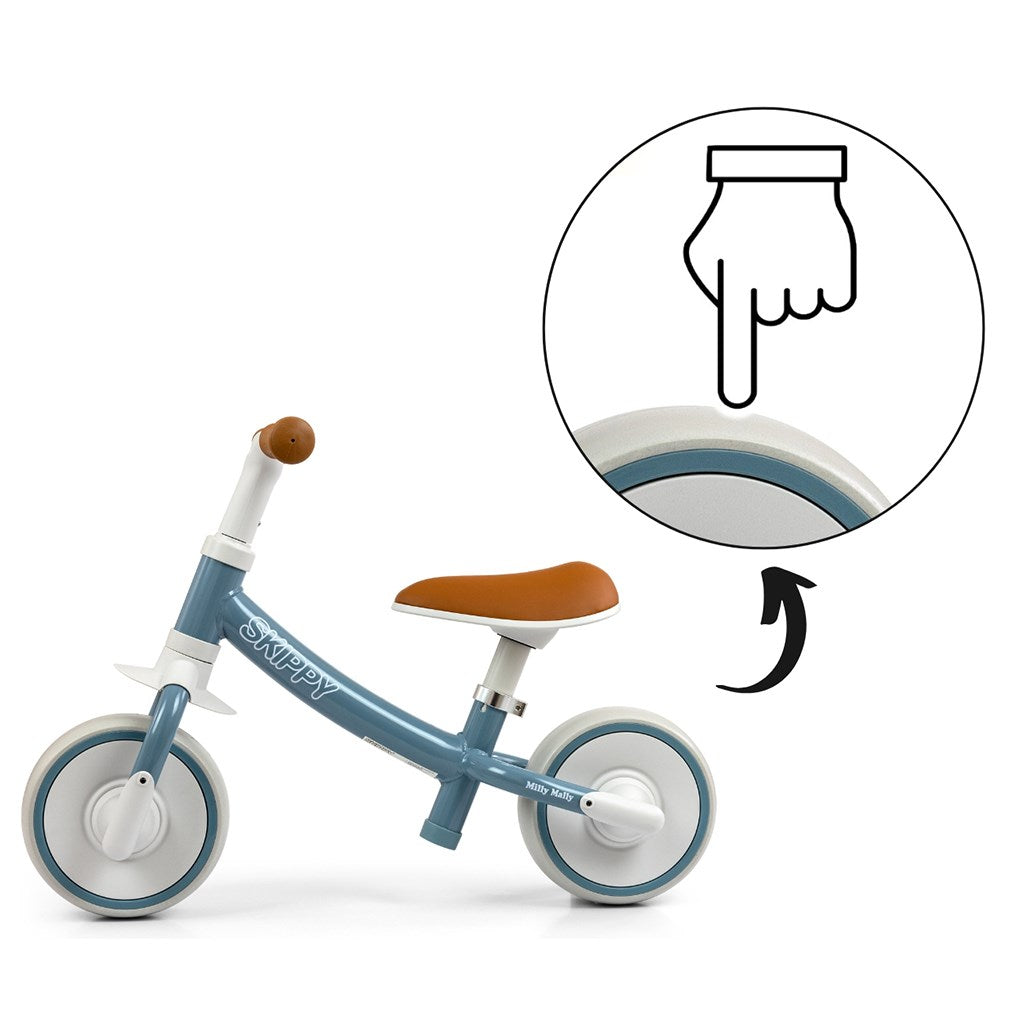 Gyerek futóbicikli Milly Mally Skippy blue