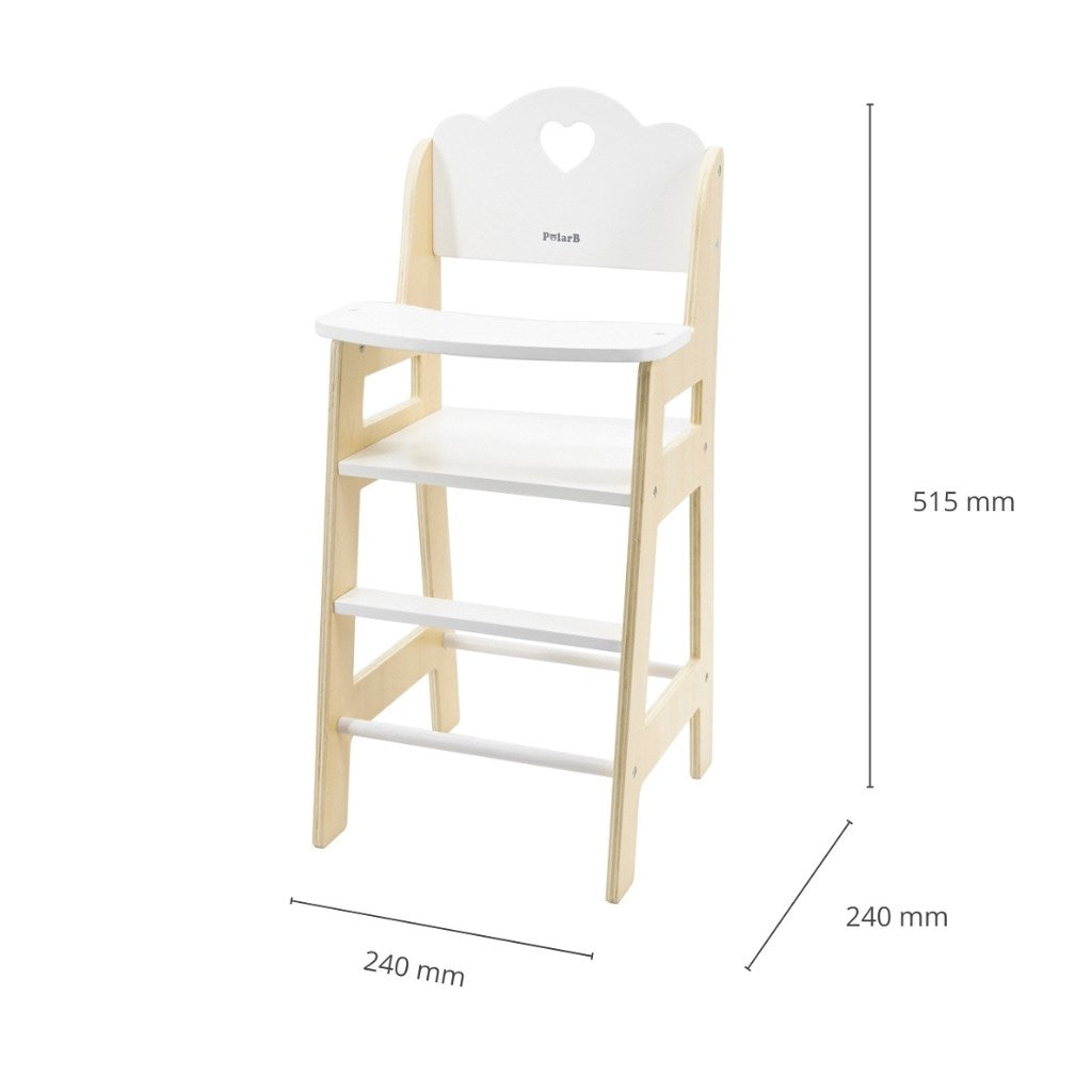 Fa étkezőszék babáknak Viga