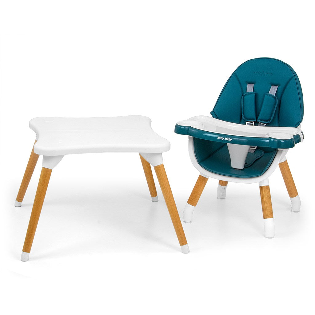 Etetőszék Milly Mally 2az1-ben Malmo dark green