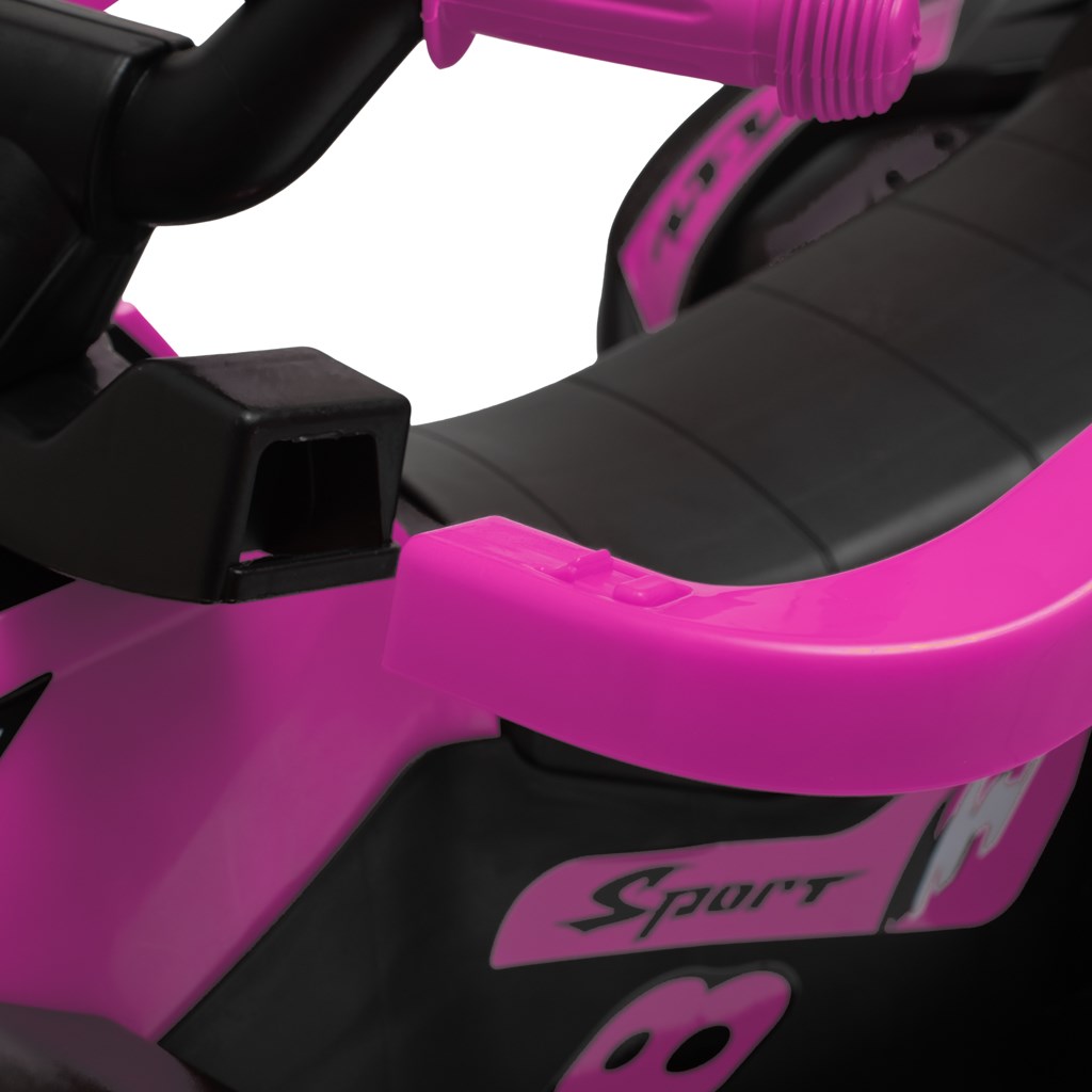 Bébitaxi tolókarral Baby Mix Mega Prime EVA  rózsaszín (Sérült csomagolás)