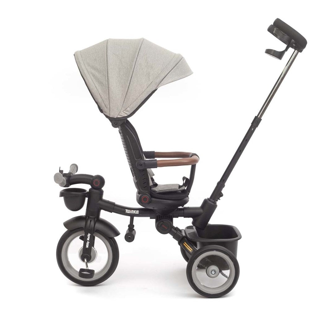 Luxus gyerek tricikli világítással Milly Mally Twinkle grey