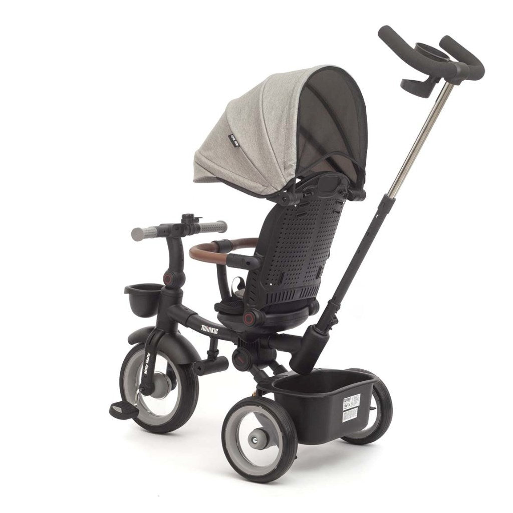 Luxus gyerek tricikli világítással Milly Mally Twinkle grey