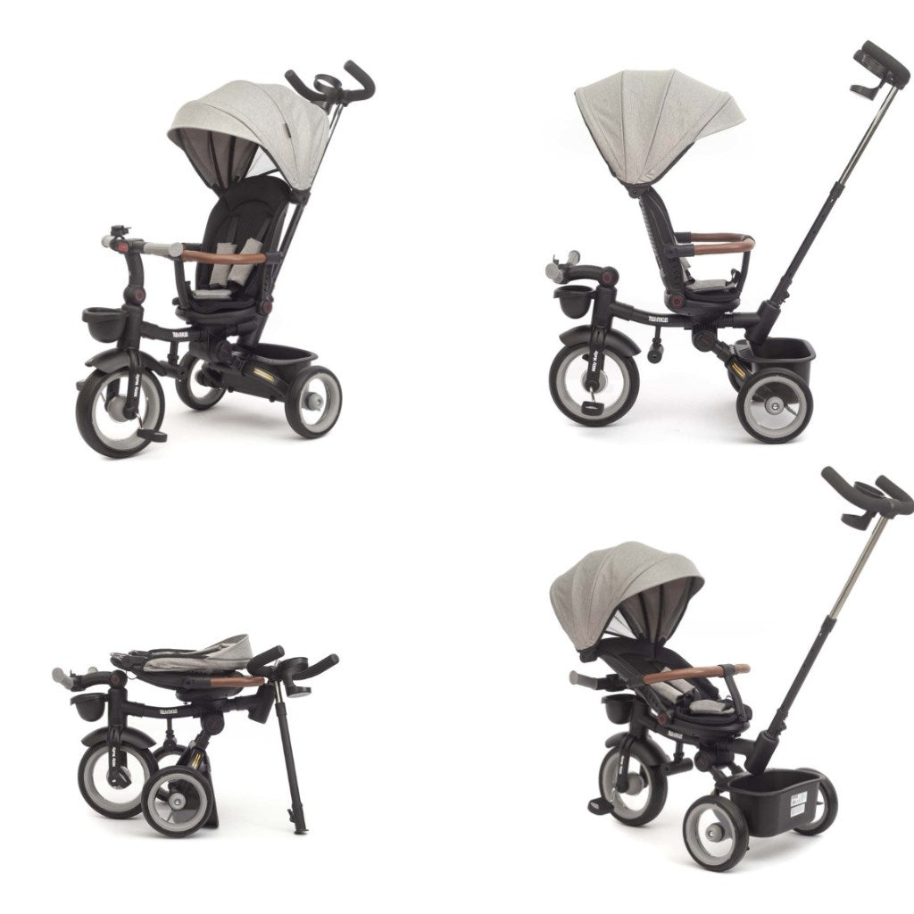 Luxus gyerek tricikli világítással Milly Mally Twinkle grey