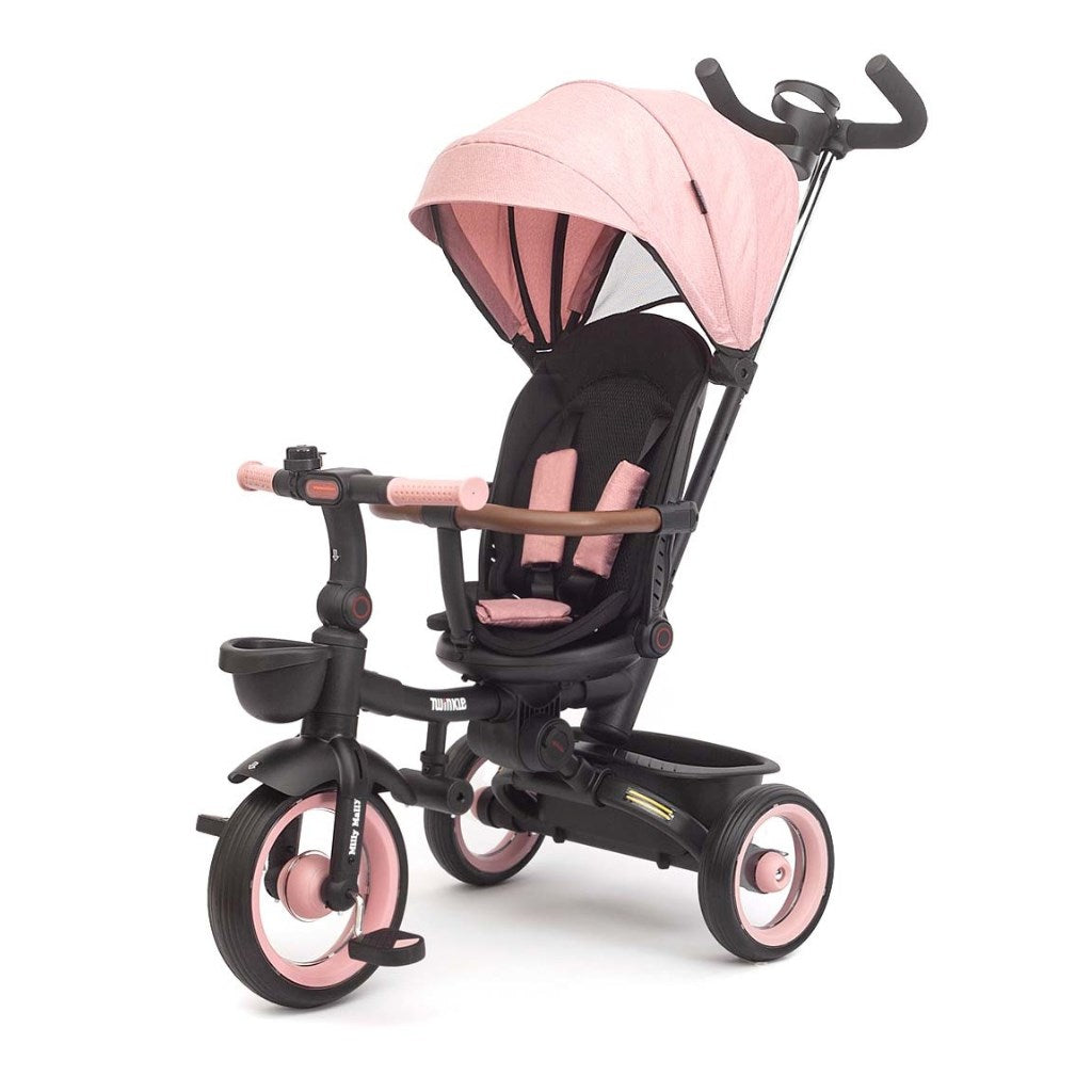 Luxus gyerek tricikli világítással Milly Mally Twinkle pink