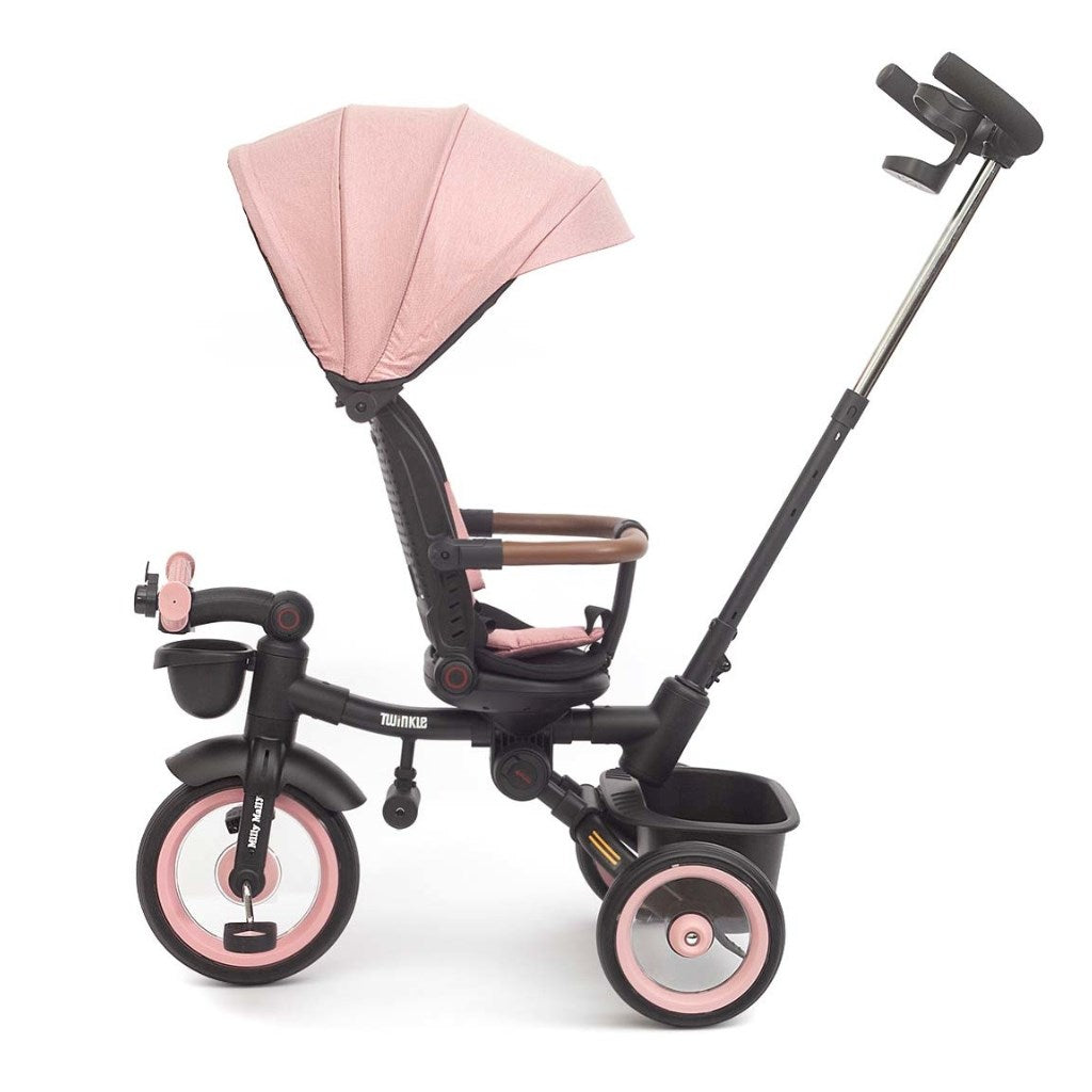 Luxus gyerek tricikli világítással Milly Mally Twinkle pink