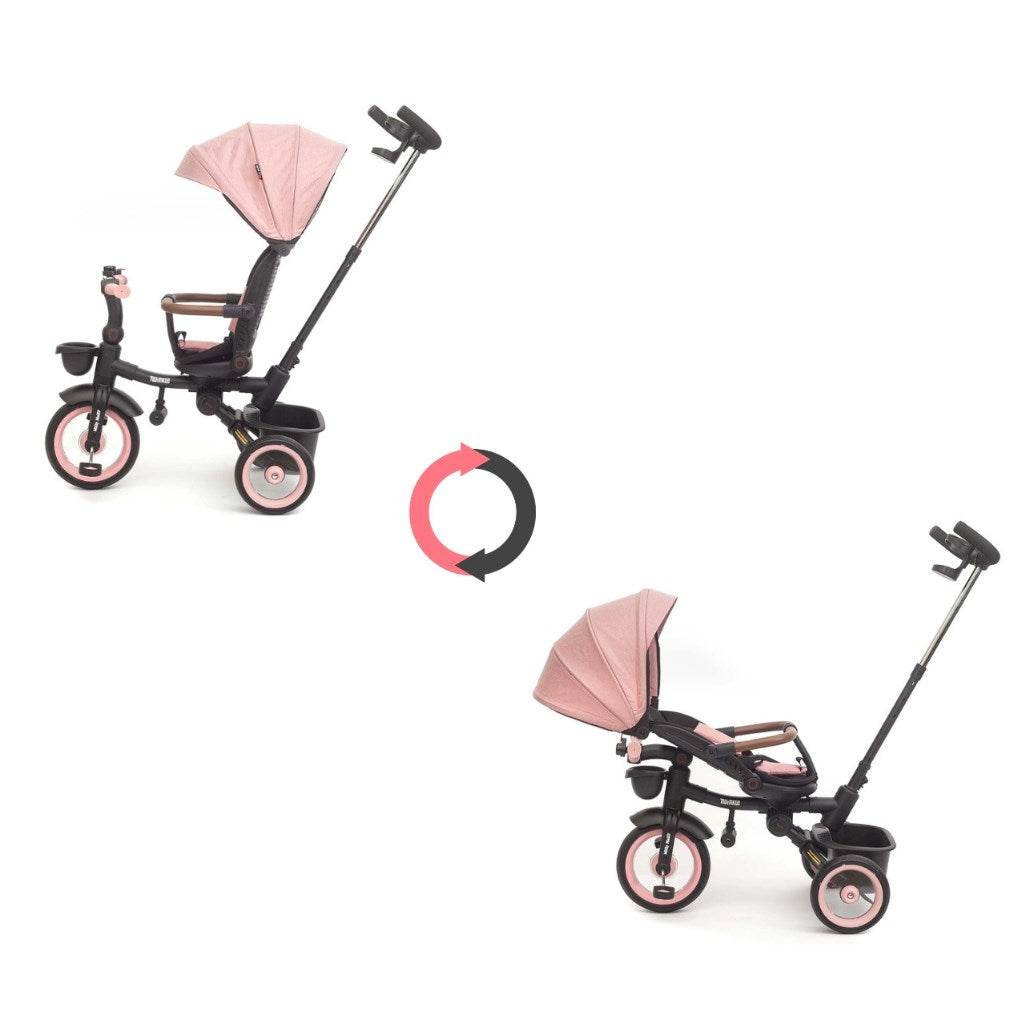 Luxus gyerek tricikli világítással Milly Mally Twinkle pink