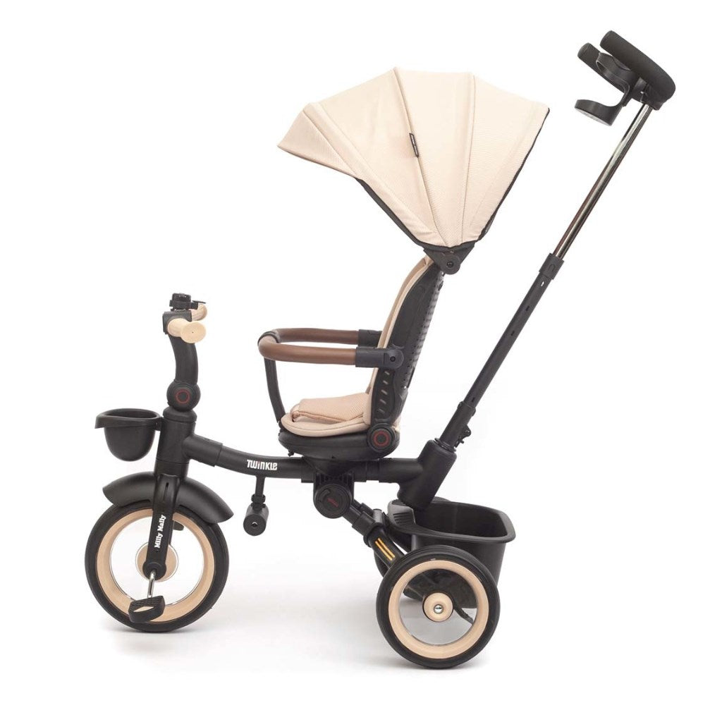 Luxus gyerek tricikli világítással Milly Mally Twinkle beige