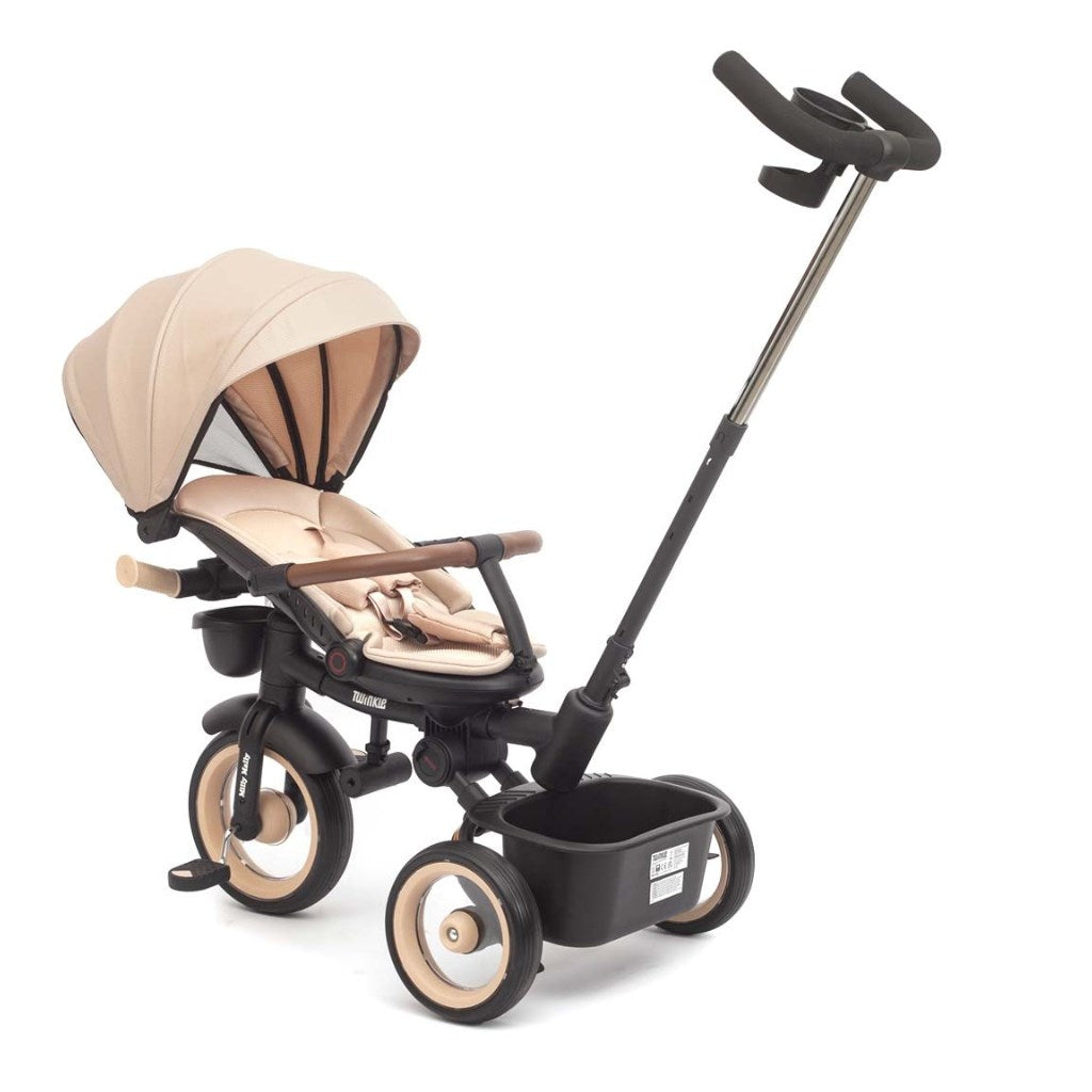 Luxus gyerek tricikli világítással Milly Mally Twinkle beige