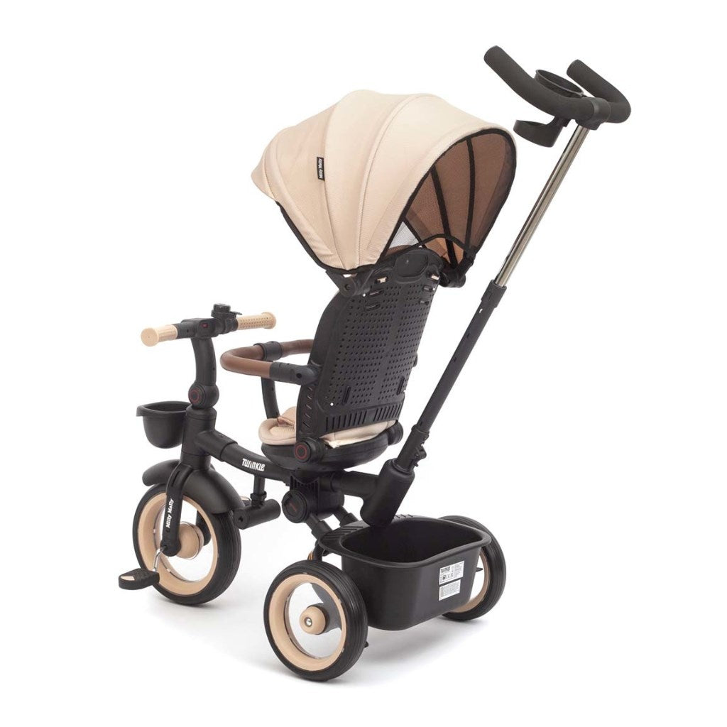 Luxus gyerek tricikli világítással Milly Mally Twinkle beige