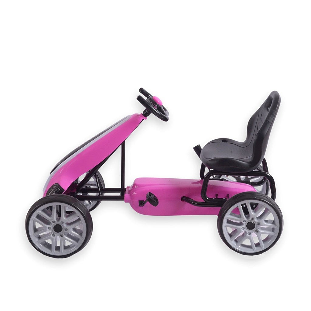 SÉRÜLT CSOMAGOLÁS Go-kart Milly Mally Power pedálos gyerek gokart rózsaszín