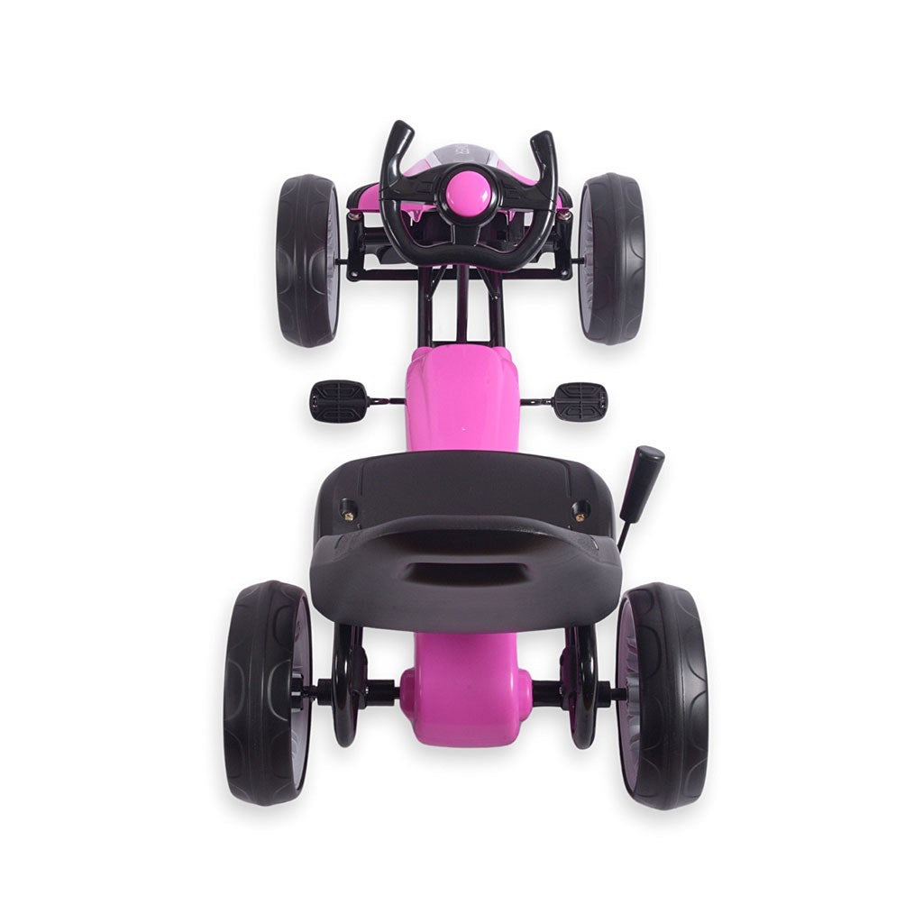 SÉRÜLT CSOMAGOLÁS Go-kart Milly Mally Power pedálos gyerek gokart rózsaszín