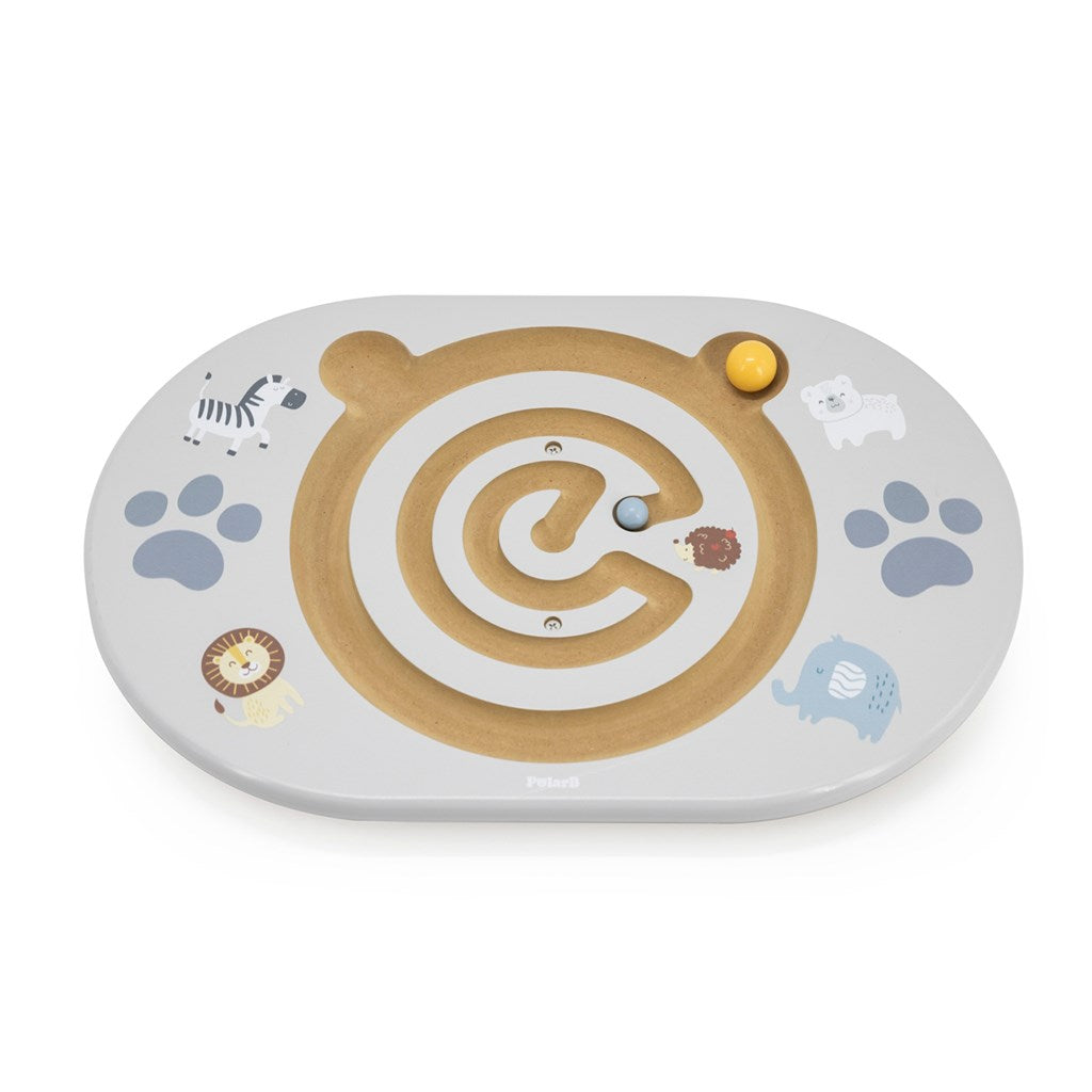 Fából egyensúlyozó labirintus Viga