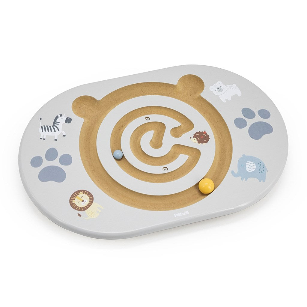 Fából egyensúlyozó labirintus Viga