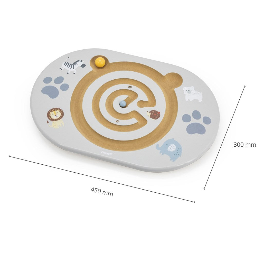 Fából egyensúlyozó labirintus Viga