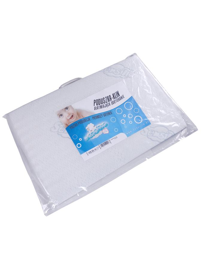 Baba párna - ék alakú Sensillo fehér 59x37 cm