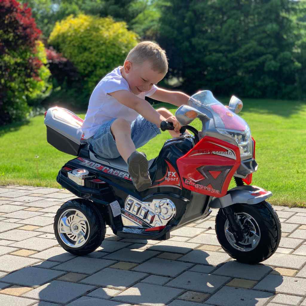 Gyermek elektromos motor Baby Mix RACER piros fekete