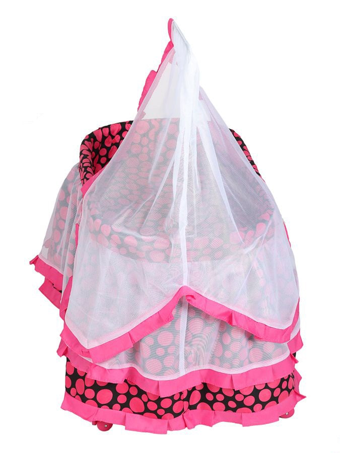 Játék kiságy PlayTo Nikolka rózsaszín