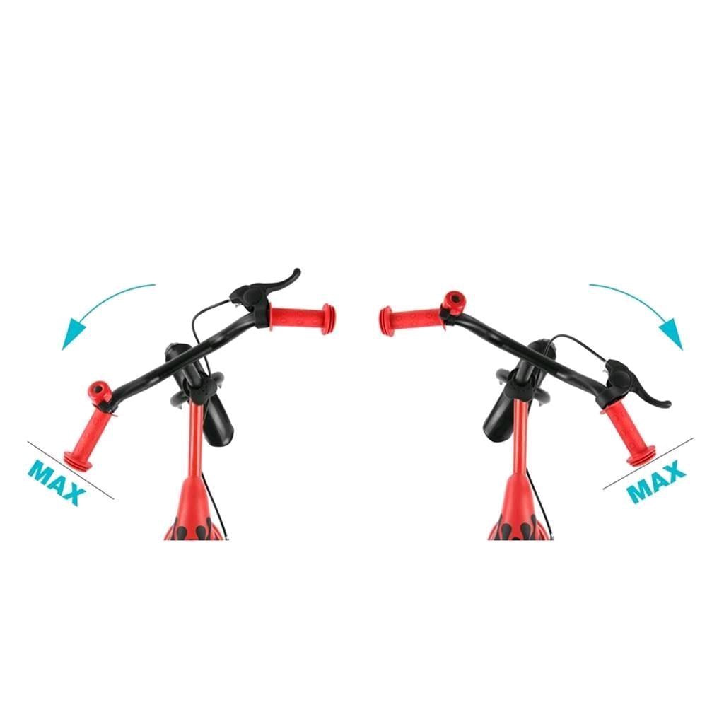 Gyerek futóbicikli Milly Mally Dragon fékkel narancssárga - kék