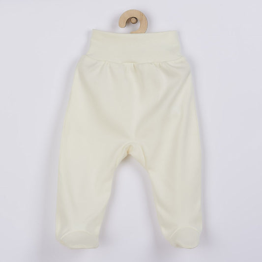 Csecsemő lábfejes nadrág New Baby bézs