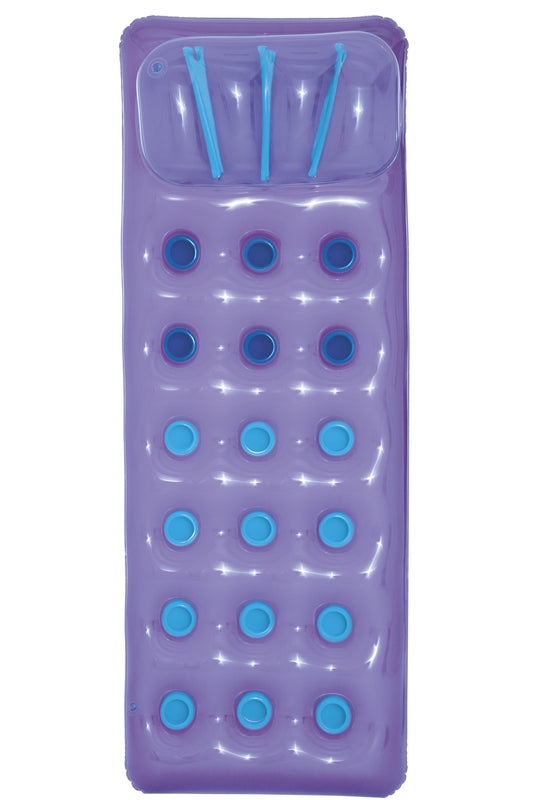 Bestway 43015 felfújható strandmatrac 188cm x 71cm lila