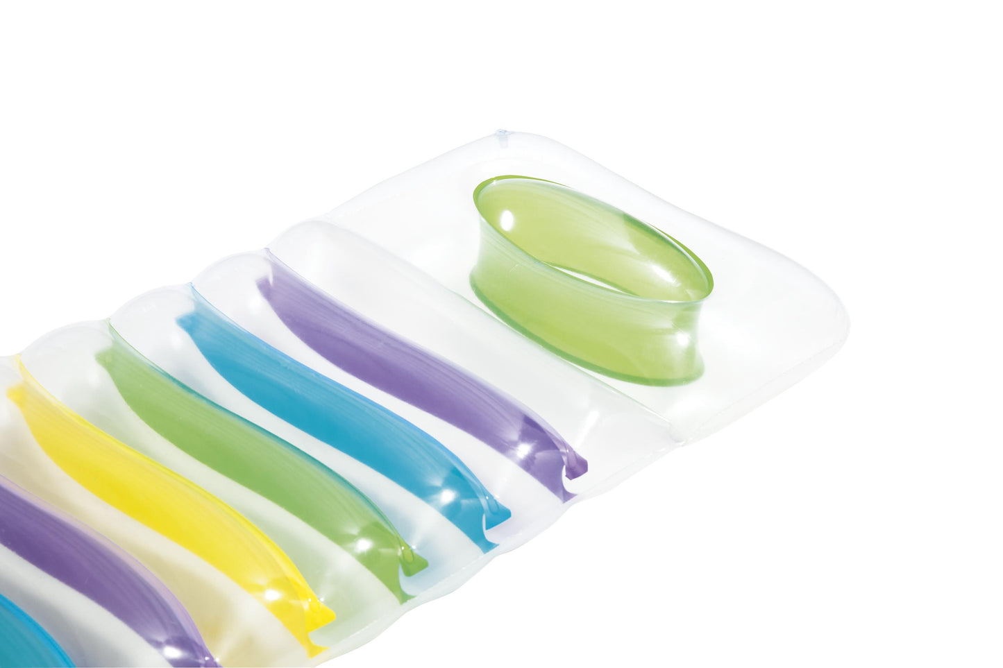 Bestway 43124 felfújható matrac színes hullámok 185cm x 69cm