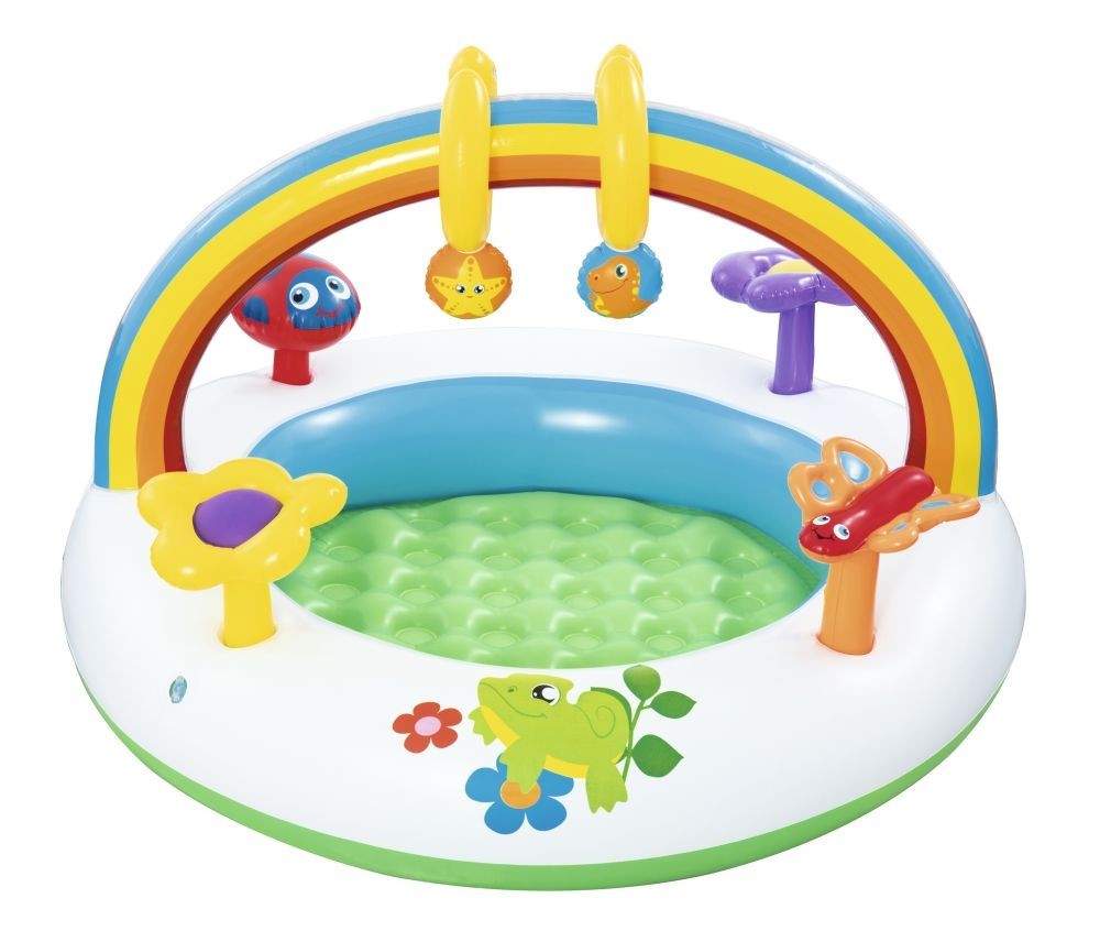Bestway 52239 Up, In & Over™ Φ36" x M 22"/Φ91cm x M 56cm Rainbow Go & Grow aktivitású tornaterem