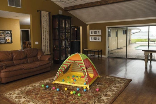 Bestway 68080 Pavillo™ 112 cm x 112 cm x 90 cm-es gyerek labdamedence és játszótér