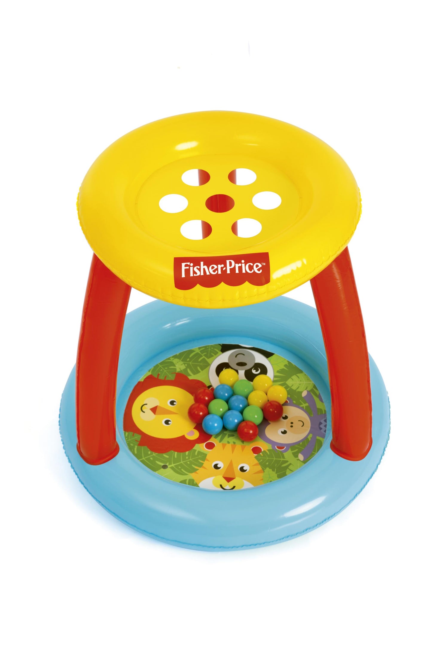 Bestway 93541 Fisher-Price Állatos Barátok labdamedence tetővel