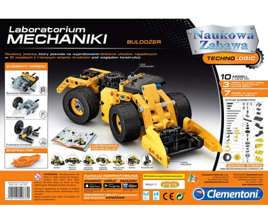 Clementoni Science Fun Lab 50633 Mechanika laboratórium - Buldózer