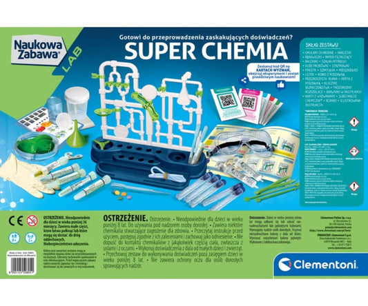 Clementoni Science Fun Lab 50805 Szuper Kémia