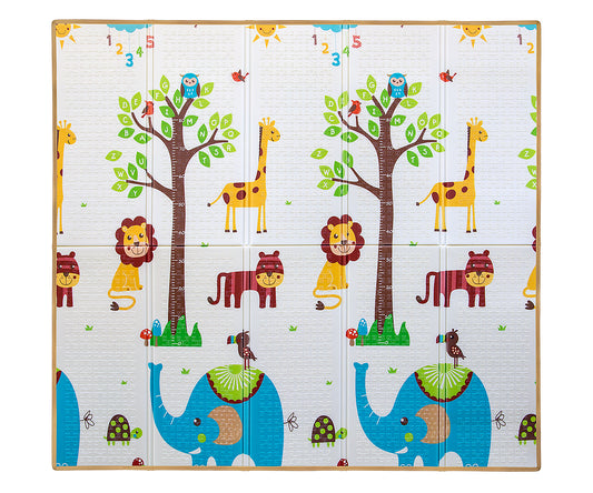 Hajtogatott habszivacs játszószőnyeg Play Safari T1