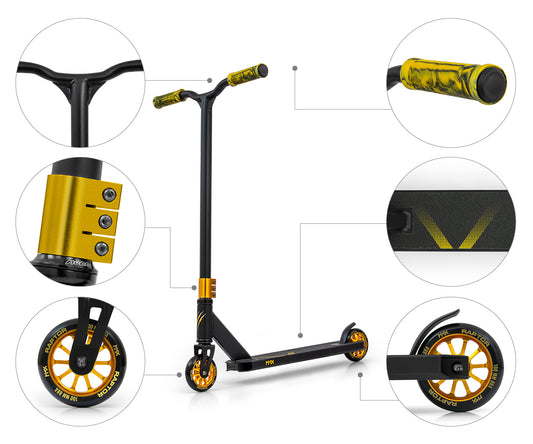 MMX Raptor Gold kaszkadőr roller