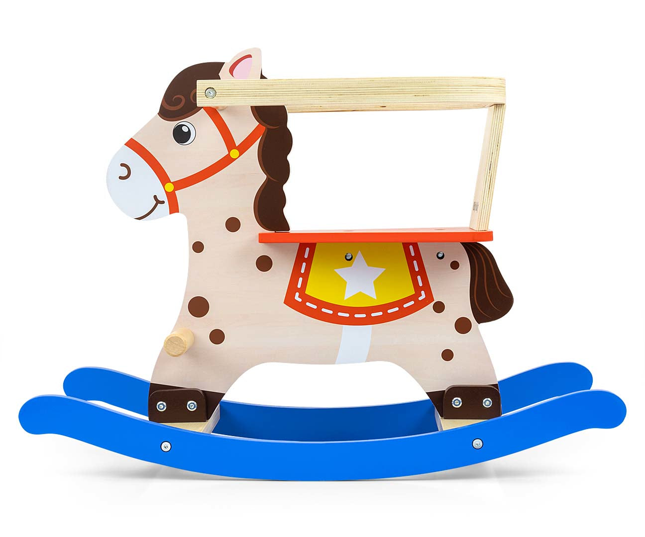 Koń Lucky 12 - Kék/Piros