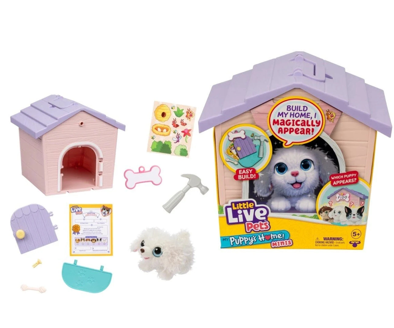 LITTLE LIVE PETS INTERAKTÍV KÖLYÖK + HÁZ