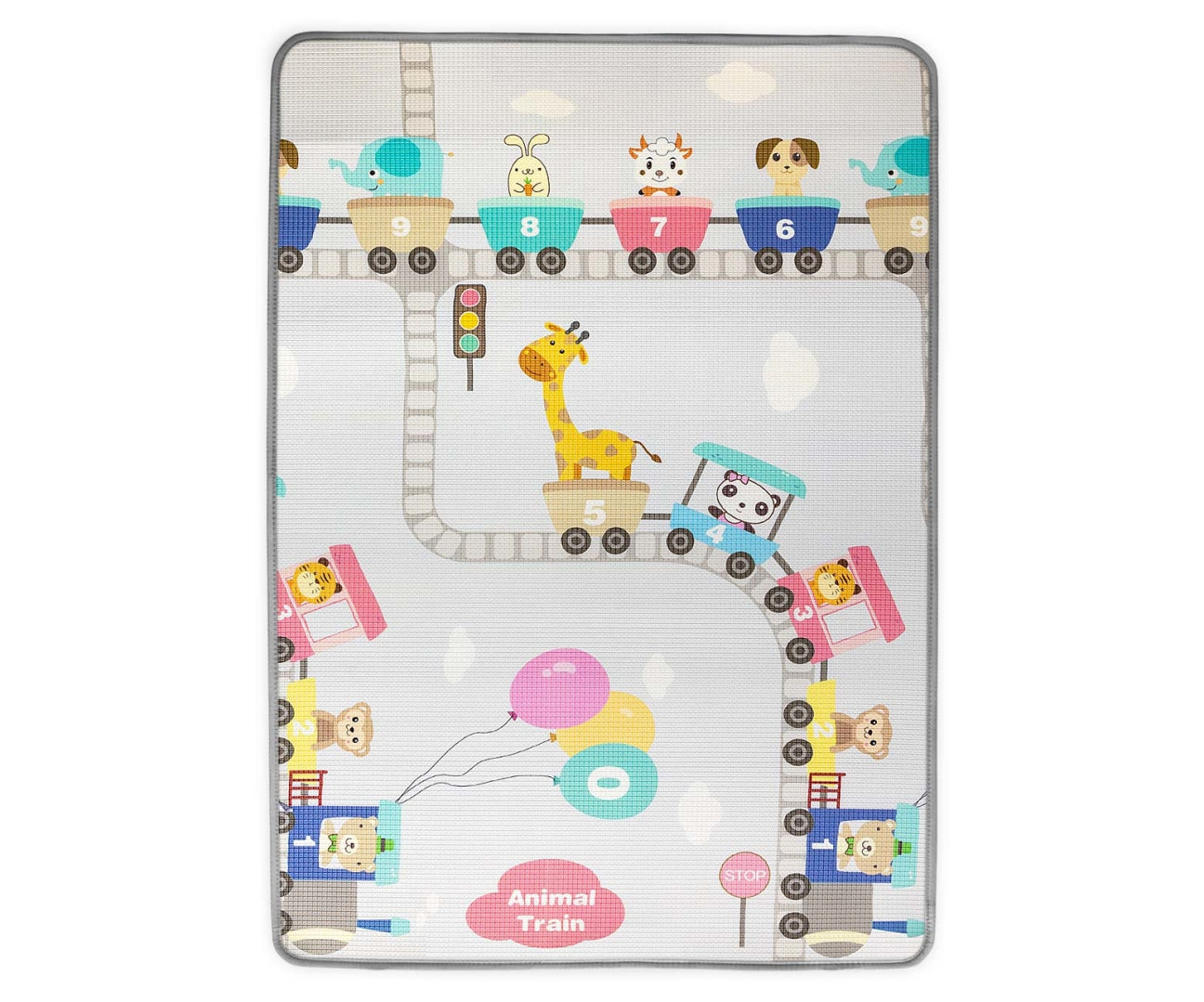 Kinder Trains feltekerhető habszivacs szőnyeg