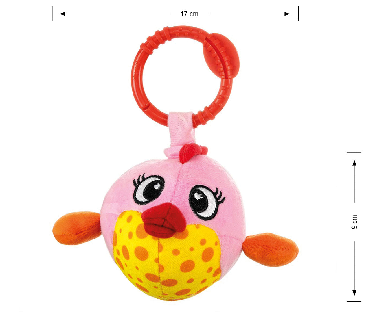 Milly Mally plüss függőjáték - Halacska - 2882 RÓZSASZÍN