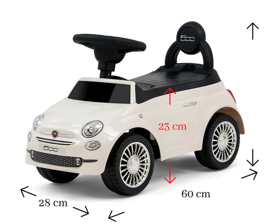 Milly Mally Ride On Fiat 500 Fehér