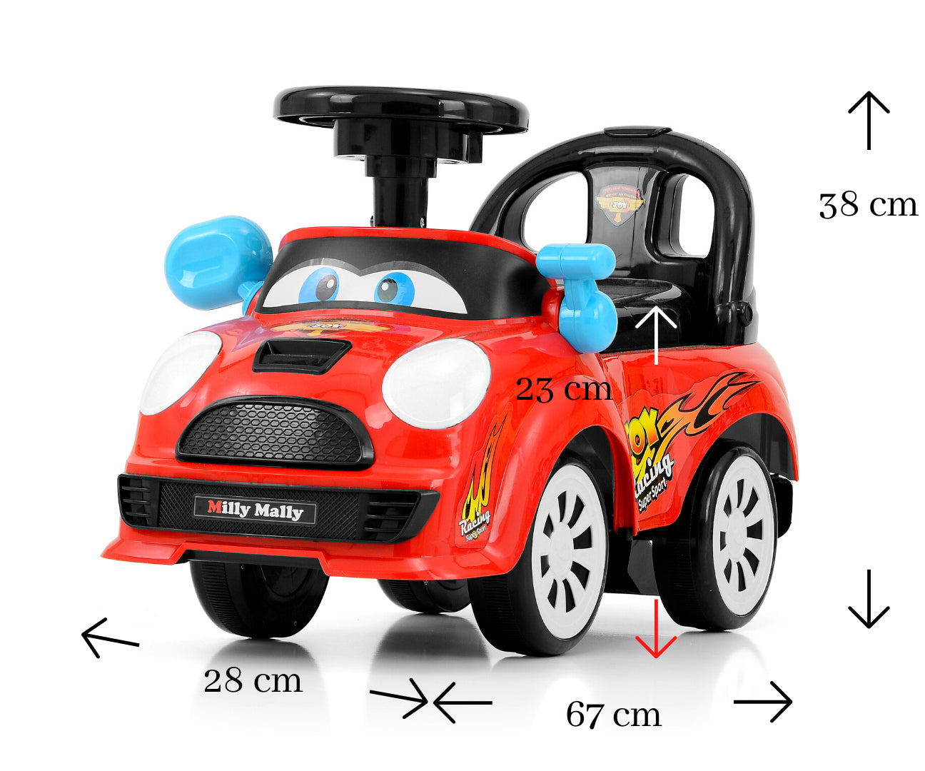 Milly Mally Ride On Joy Red