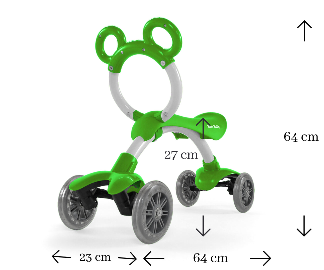 Milly Mally Ride On Orion Flash Green