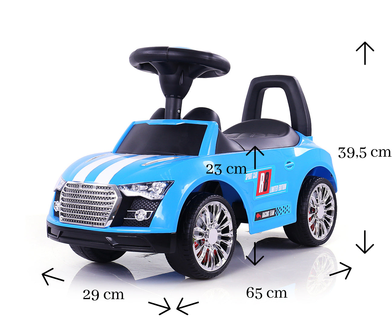 Milly Mally Ride On Racer kék