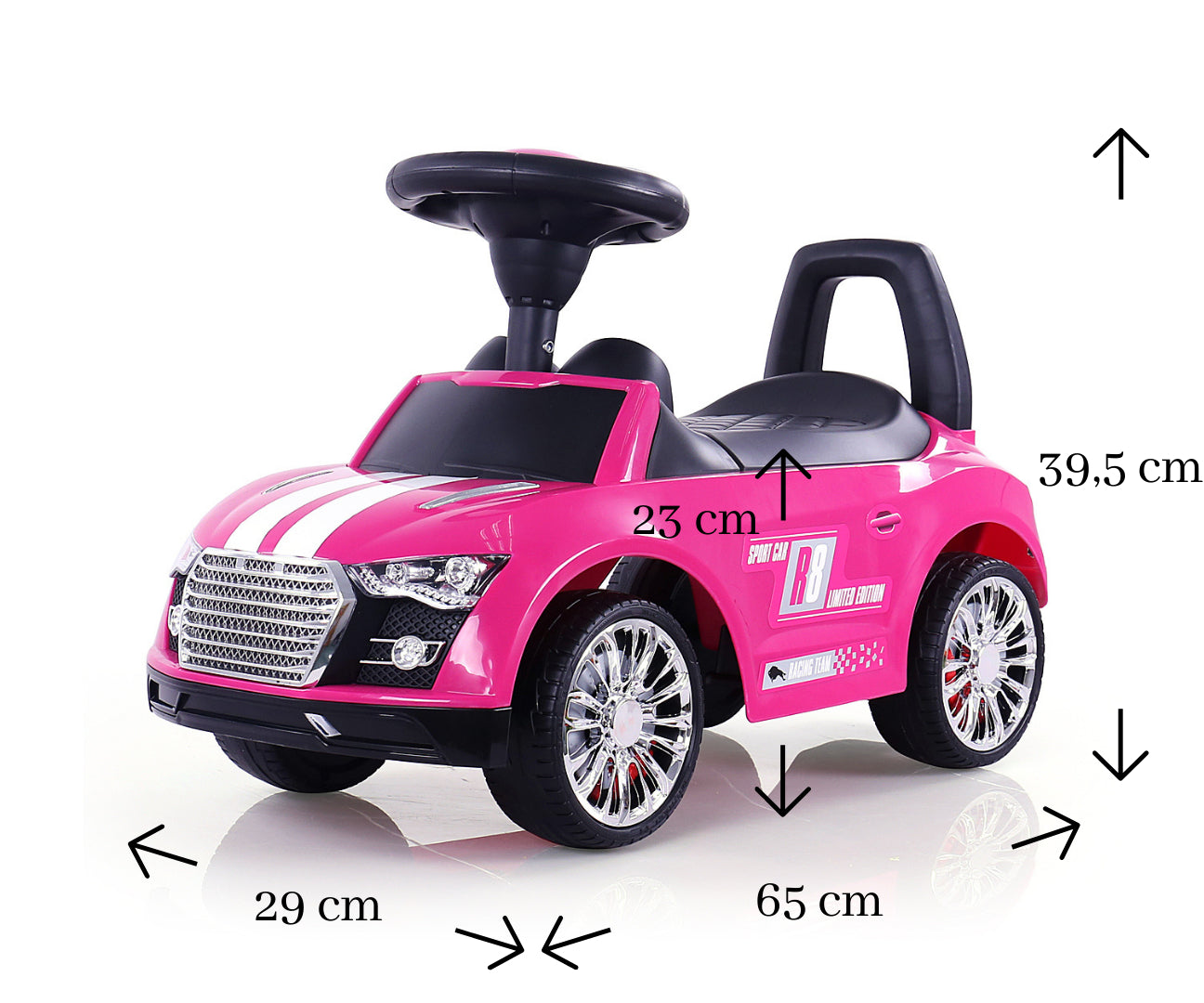 Milly Mally Ride On Racer Pink
