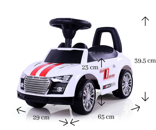 Milly Mally Ride On Racer Fehér