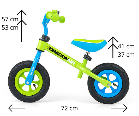 Milly Mally túrabicikli Dragon Air Green