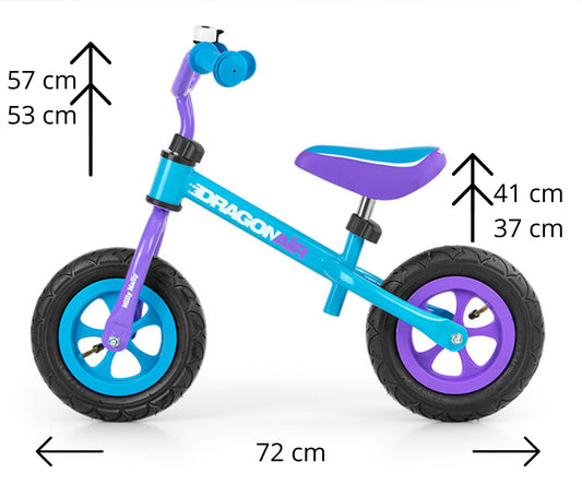 Milly Mally túrabicikli Dragon Air Turquise
