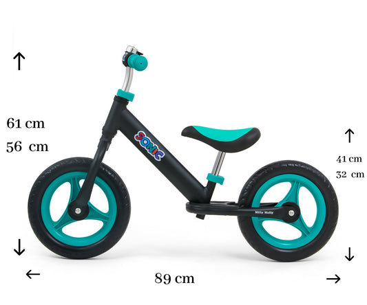 Milly Mally Sonic túrabicikli fekete-menta