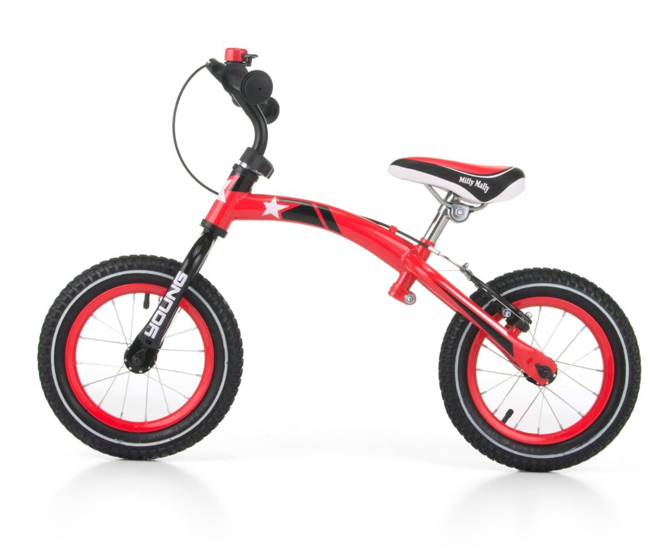 Milly Mally túrabicikli fiatal piros