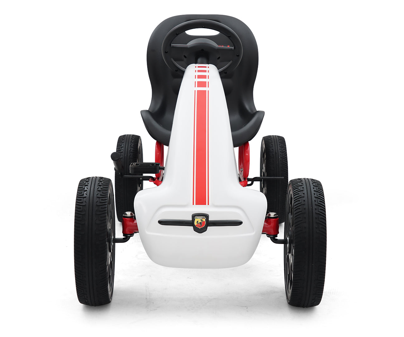 Pedálos gokart Abarth Fehér