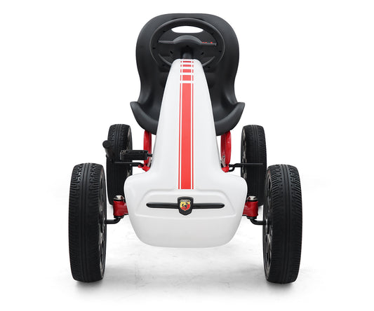 Pedálos gokart Abarth Fehér