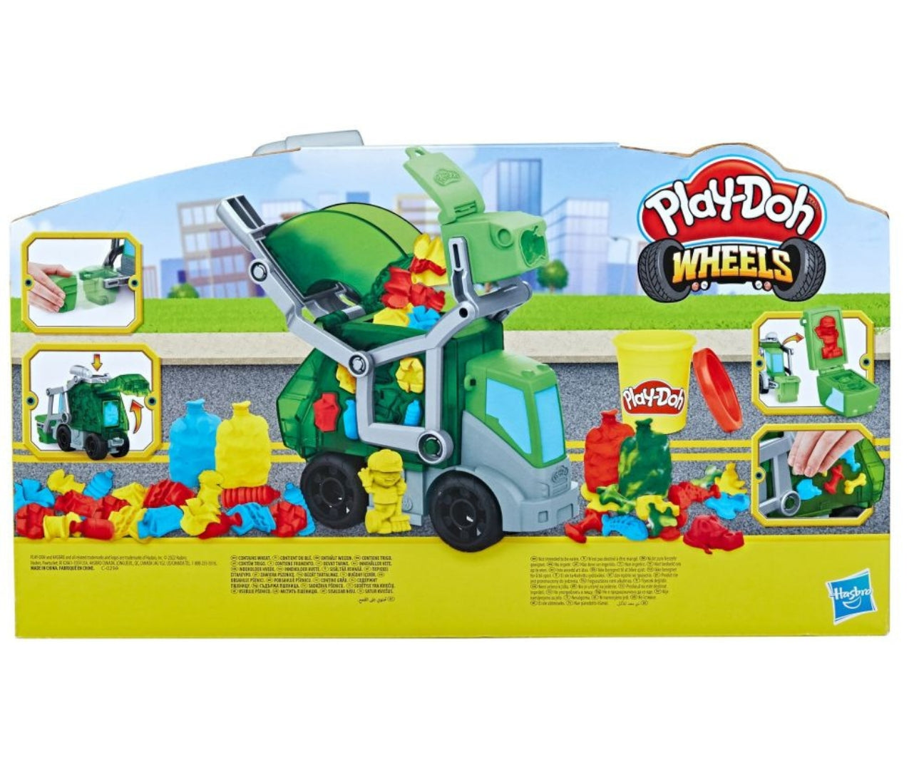 Playdoh F5173 2 az 1-ben szemetesautó gyurmakészlet